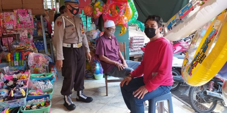 Polsek Seruyan Hilir Terus Lakukan Patroli dan Sosialisasi Prokes