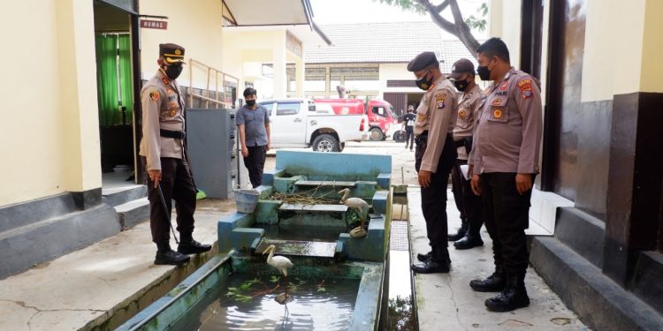 Kapolres Seruyan Cek Seluruh Pembangunan di Mako Polres