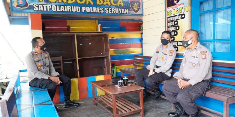 Kapolres Seruyan Cek dan Kontrol Mako Satpolairud Polres Seruyan