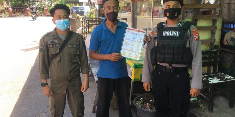 Polres Seruyan Berikan Himbauan Protokol Kesehatan Covid-19
