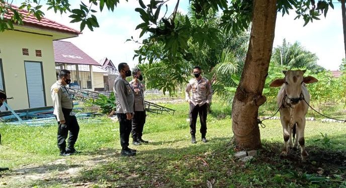 Kapolres Seruyan Cek Kesiapan Pelaksanaan Hari Raya Idul Adha 1442 H