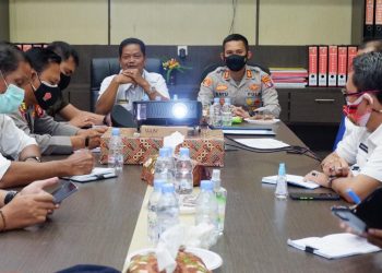 Kapolres Seruyan Pimpin Rapat Koordinasi Penanganan Covid-19