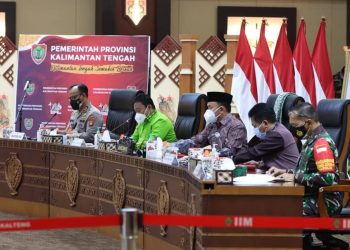 Kapolda Kalteng Hadiri Rakor Antara Pemprov Kalteng Dengan Pelaku Usaha