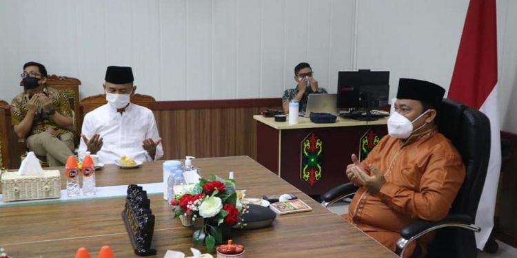 Wagub Kalteng Ikuti Tahlil Nasional “Doa untuk Syuhada” Secara Virtual