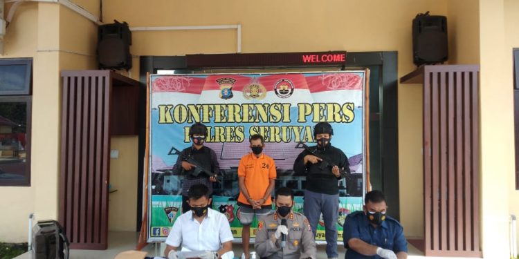 Satuan Reserse Nakoba Polres Seruyan Ungkap Kasus Narkoba
