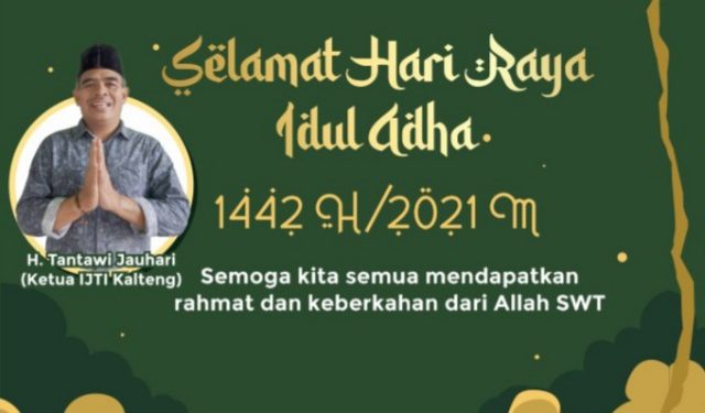 IJTI Potong Satu Ekor Sapi Kurban Bantuan Gubernur Kalteng
