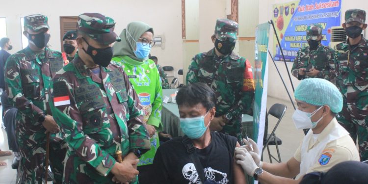Pangdam XII Tanjungpura Apresiasi Pelaksanaan Vaksinasi Covid-19