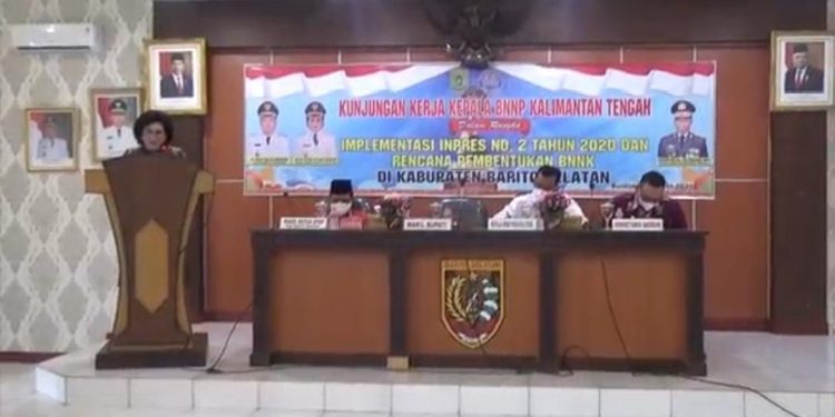 Zona Merah Peredaran Narkotika Pemkab Barsel Siap Bentuk BNNK
