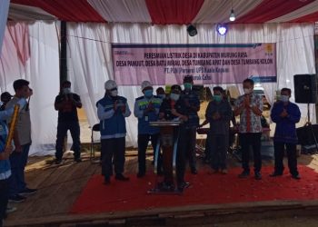 Warga Empat Desa di Kecamatan Murung Bersyukur Daerahnya Teraliri Listrik PLN
