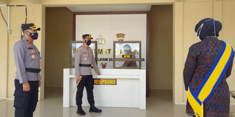 Kapolres Seruyan Cek Gedung Sentra Pelayanan Kepolisian Terpadu Satu Pintu