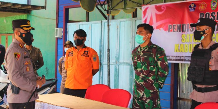 Kapolres Seruyan Turun Langsung Cek Posko PPKM