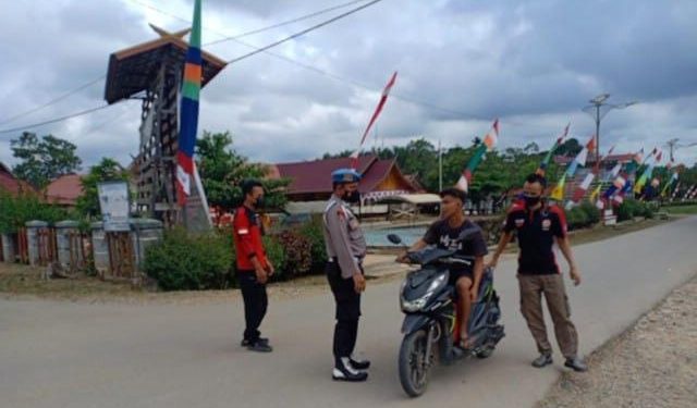 Personel Polsek Seruyan Tengah Tidak Henti-hentinya Lakukan Operasi Yustisi