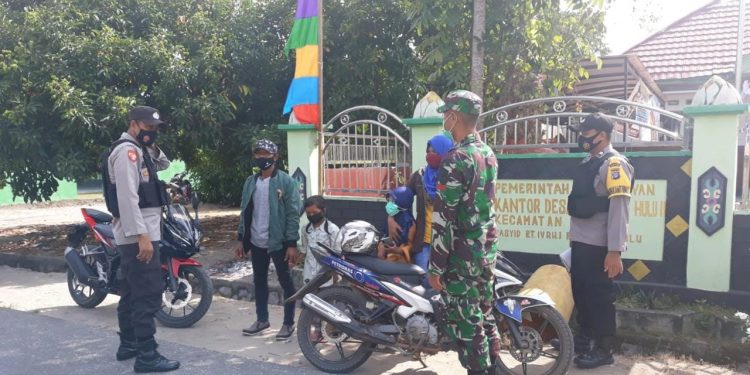 Polsek Hanau Terus Lakukan Sosialisasi Prokes kepada Masyarakat