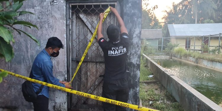 Unit Identifikasi Polres Seruyan Olah TKP Pencurian Sarang Walet