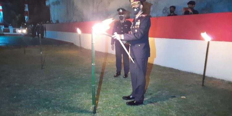 Kapolres Seruyan Pimpin Renungan Suci di Makam Pahlawan Pasir Kencana