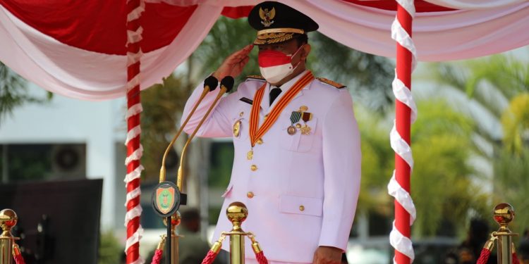 Wagub Pimpin Upacara Peringatan HUT ke-76 RI Tingkat Prov. Kalteng