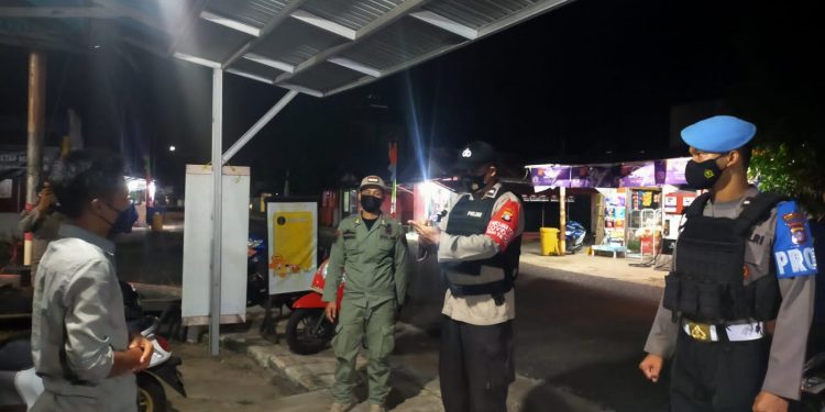 Regu KRYD Polres Seruyan Patroli Himbauan Prokes