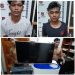 Pelaku laki-laki inisial MBS alias BIMA (18 tahun) yang sedang berada disebuah rumah kosong tempat persembunyiannya beserta barang-barang berupa 1 buah TV 43 inch merk LG, 1 buah mesin cuci merk Sharp dan 1 buah sound system merk Tens, Senin (23/08/2021). Foto : TN