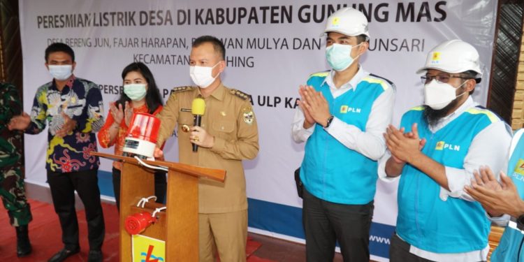 Empat Desa di Kabupaten Gunung Mas Kini Bisa Nikmati Listrik 24 Jam