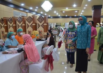 Ketua TP-PKK Kalteng Canangkan Vaksinasi Bagi Ibu Hamil Tingkat Provinsi