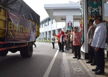 Gubernur Kalteng Distribusikan Bantuan Korban Banjir Tahap 2