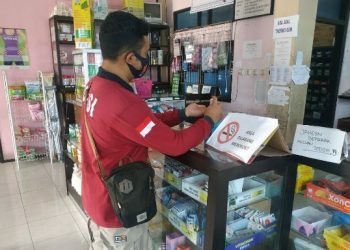 Satreskrim Polres Seruyan Rutin Cek Ketersediaan Masker dan Handsanitizer