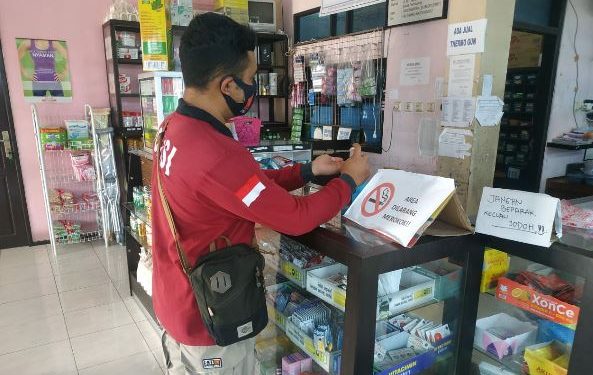 Satreskrim Polres Seruyan Rutin Cek Ketersediaan Masker dan Handsanitizer