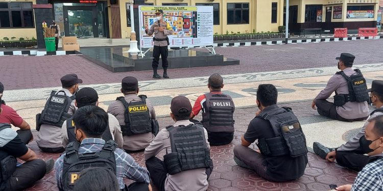 Polres Seruyan Gelar Simulasi Sispam Mako