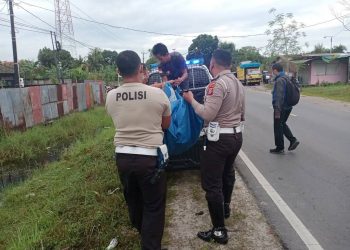 Satlantas Polresta Palangka Raya Selidiki Tewasnya Pengendara Motor