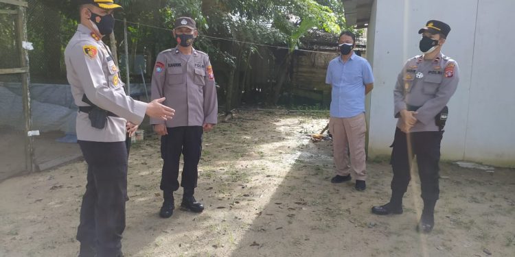 Kapolres Seruyan Beri Arahan ke Kapolsek Hanau dan Ka Pospol Danau Seluluk