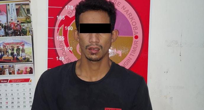 Membawa Empat Paket Sabu Buruh Serabutan Diringkus Polisi