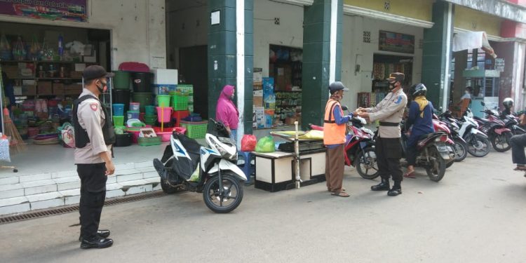 Regu KRYD Polres Seruyan Patroli Himbauan Prokes