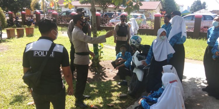 Tim Yustisi Polres Seruyan Himbau Prokes Tekan Covid-19
