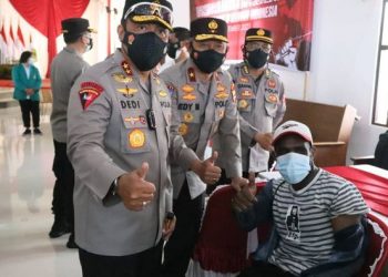 Polda Kalteng Kembali Gelar Vaksinasi Merdeka di Kampus