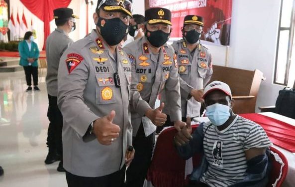Polda Kalteng Kembali Gelar Vaksinasi Merdeka di Kampus