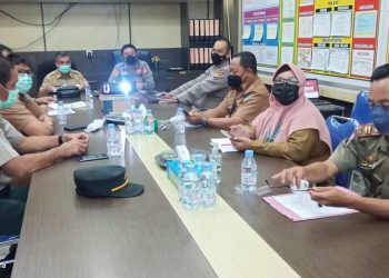 Polres Seruyan Rakor Penanganan Covid-19 dengan Satgas