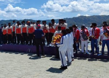 Tim Dayung Dragon Boat Mix Kalteng Sabet Medali Emas PON Papua 2021