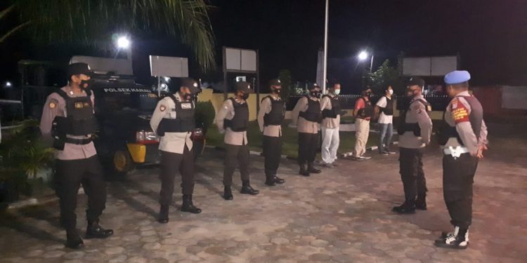 Polsek Hanau Gelar Apel Kesiapsiagaan