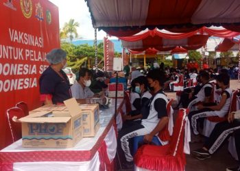Ribuan Pelajar SMP di Palangka Raya Sudah Divaksin
