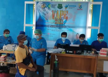 Sambut Sumpah Pemuda, KNPI Kapuas Gelar Vaksinasi Massal