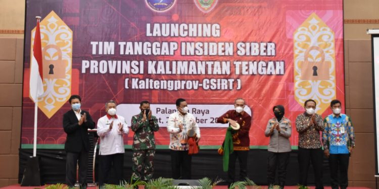 Wagub Kalteng Launching Tim Tanggap Insiden Siber KaltengProv-CSIRT