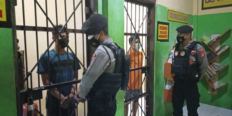 Demi Keamanan Tahanan, Kasat Tahti Rutin Cek Rutan Polres Seruyan