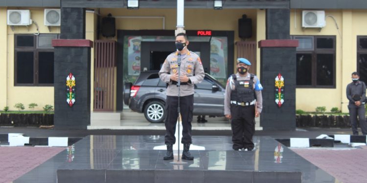 Polres Seruyan Terapkan English Day Pada Saat Apel Pagi