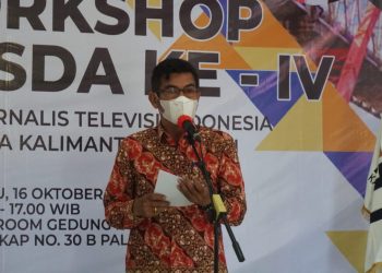 Plt. Kadis Kominfosantik Buka Workshop dan Musda IJTI Kalteng