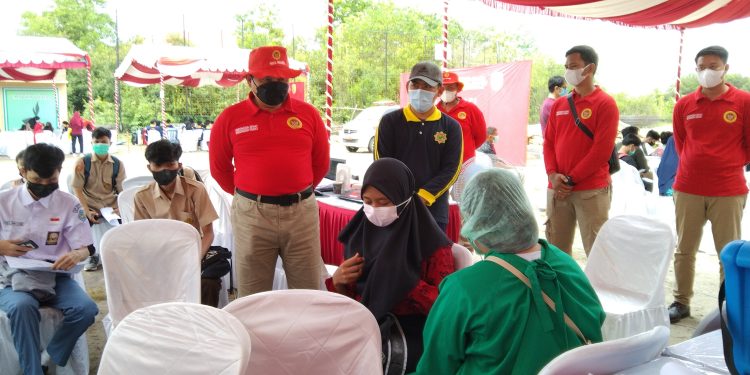Binda Kalteng Vaksin 4.500 Pelajar di Palangka Raya
