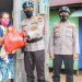 Kapolres Seruyan Bersama PJU Berbagi Sembako ke Warga