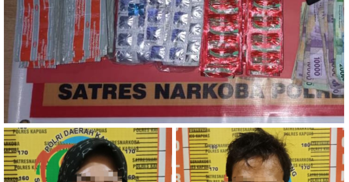 Miliki Obat Terlarang, Dua Warga Tamban Catur Diamankan Polisi