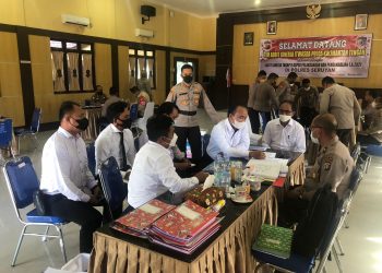 Kapolres Seruyan Monitor Personel Dalam Kegiatan Audit Kinerja   