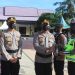 Kapolres Seruyan Bagikan Masker dan Hand Sanitizer Untuk Anggotanya