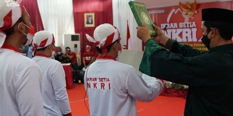 34 Narapidana Teroris Lapas Narkotika Gunung Sindur Ikrar Setia NKRI